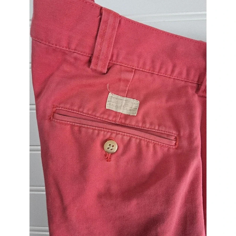 Polo Ralph Lauren‎ Men's Classic Fit Chino Shorts size 40 Salmon Pink VTG.